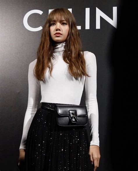 lisa on celine fashion show|lisa blackpink fashion show.